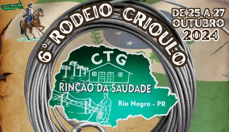 6º Rodeio do CTG Rincão da Saudade acontece neste fim de semana